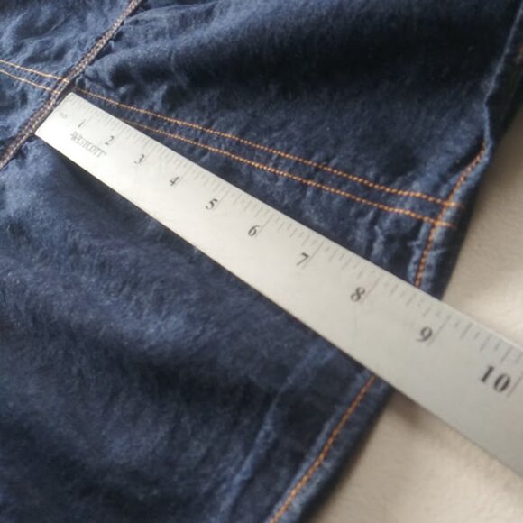 Terra & Sky Jean flutter sleeve midi Dress women's size 3X (24W-26W) - Picture 11 of 14